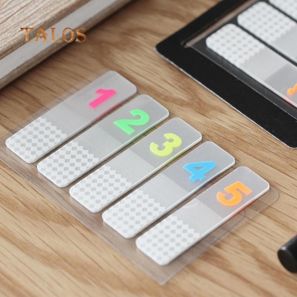 100 Pages Number Letter Symbol Sticker School Supplies Memo Mini Sticky Notes Writting Instruments