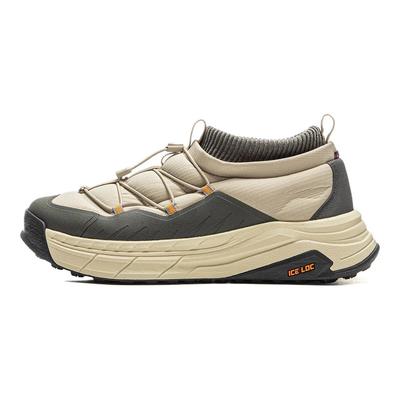 נעלי Li Ning Star Path פשוטות, נוחות, מחממות, בגזרה בינונית, נעלי ספורט קז'ואל יוניסקס, בצבע חום בהיר, AGLV161-4