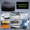 Outdoor Full Vehicle Cover For Jaguar XF - Side Zipper Design, Waterproof Dustproof Sun Protection Car Cover