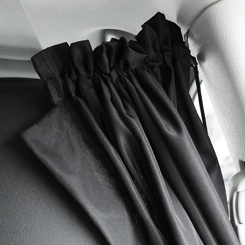 EXCEREY Car Privacy Curtains with for Light Cars and Room and for Sleeping In the Changing 190x120cm Hooks, Blackout, Vans, Divider, Soundproofing,