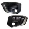 1 Piece Left Front Bumper Fog Lamp Frame Fog Light Grille Trim Black Plastic For 5008 16119191980