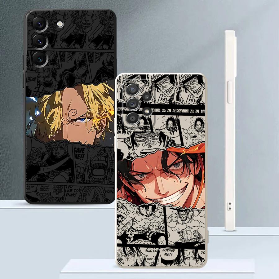 Handyhülle für Samsung Galaxy A15 A16 A24 A22 A52 A36 A26 A13 A14 A35 A51 A11 A12 A34 One Piece Retro Lustig