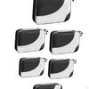 6 Pieces Clothes Shoes Cosmetics Storage Bags, Packing Cubes, Luggage Bags Set for Coats