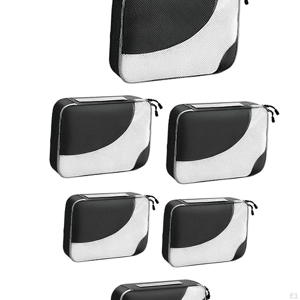 6 Pieces Clothes Shoes Cosmetics Storage Bags, Packing Cubes, Luggage Bags Set for Coats