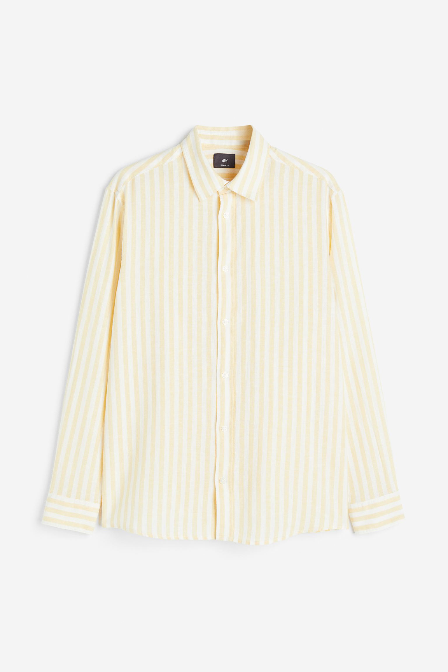 

Regular Fit Linen-blend shirt