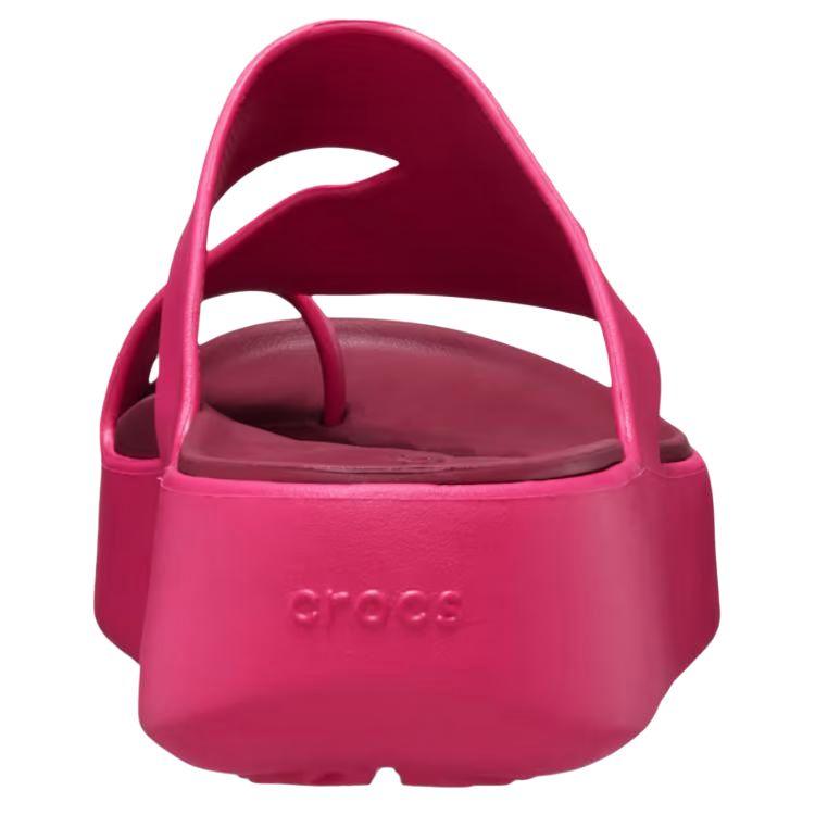 Crocs Mousse Casual Fashion EVA Anti-Friction Slide Sandals Women Sandals Magenta 210834-6ZQ