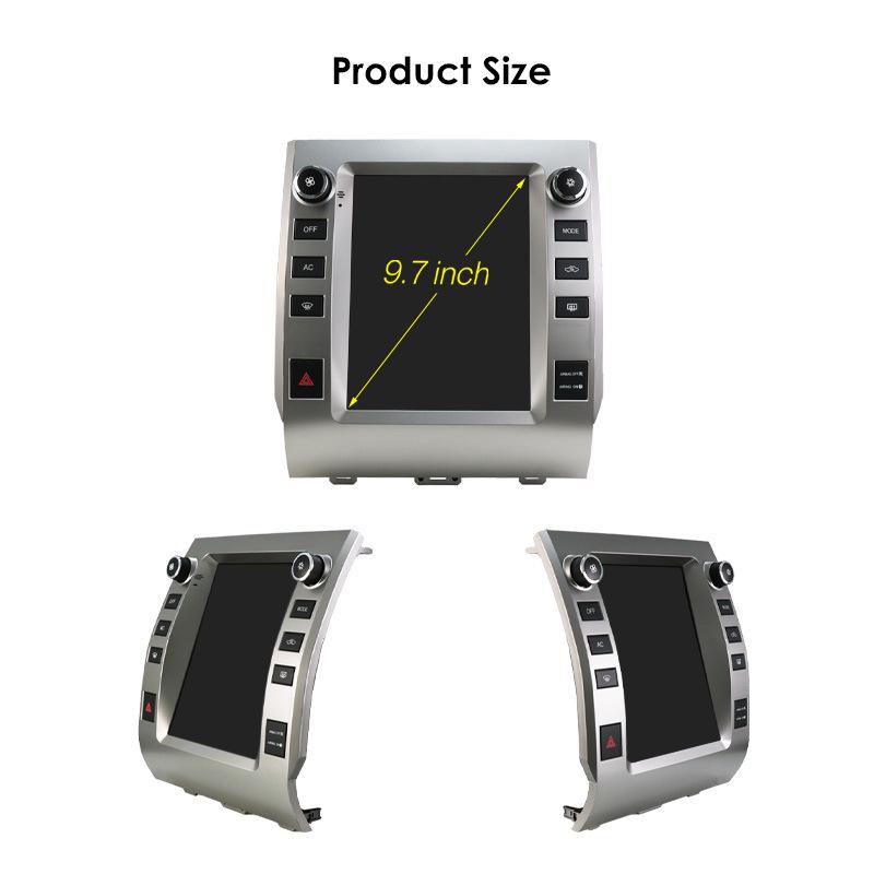 9.7" Vertical Screen Carplay Android HD Navigation for 13-18 Toyota Tundra