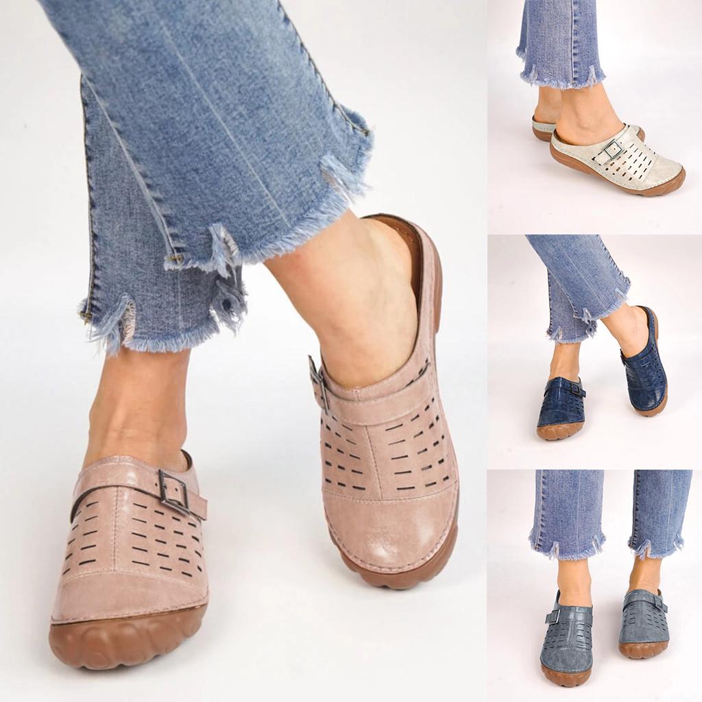 

Sagit/женские модные повседневные кожаные сандалии на танкетке, тапочки, обувь