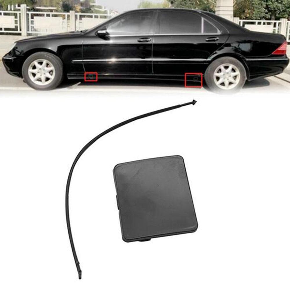 New 1x Car Side Skirt Jack Hole Cover Bumper Cap Black for Mercedes Benz 1406980330