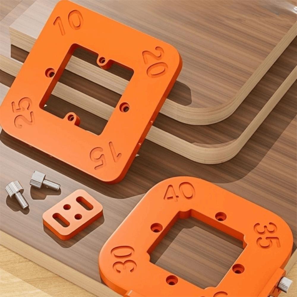 4 in 1 Arc Angle Positioning Template R10 To R50 Woodworking Jig  Positioning Bit