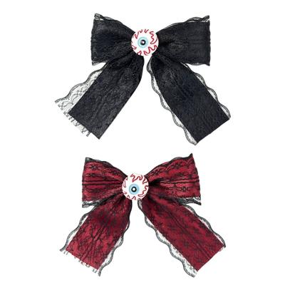 Elegant Hairpin Dark Bows Hair Clip Bows Bowknot 2000s Gothic Bunches