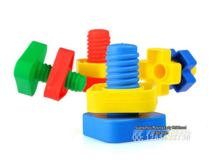 Early Education Screw & Bolt Matching Toy for Toddlers (1-3 Years) - Desktop Assembly Blocks & Learning Aid