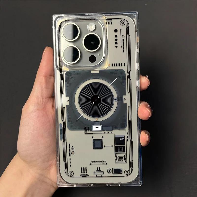 

Усовершенствованная сенсорная плата для чехла телефона iPhone 16 Pro Max 15 Pro 14 Plus 11 блок из ледяного кристалла 13 личность 12 мягкий iphone 11 ProMax