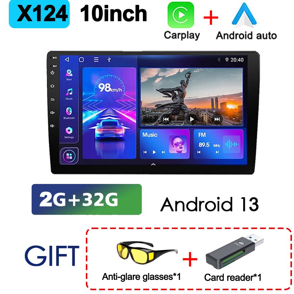 7/9/10Inch Wireless Apple Carplay Android Auto GPS Car Radio 2G+32G stereo receiver Multimedia Video Player Car Acesssories