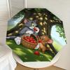 1PC Warner Tom and Jerry, strawberry Automatic Open/Close Umbrella with Windproof, 83-Rib Sturdy Canopy, Durable Ribs1300A
