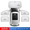 Protetor Solar para Para-brisa Dianteiro Traseiro Lateral com Proteção UV e Privacidade para ES RX NX LS UX LM LX GX LC RZ IS CT GS RC HS SC