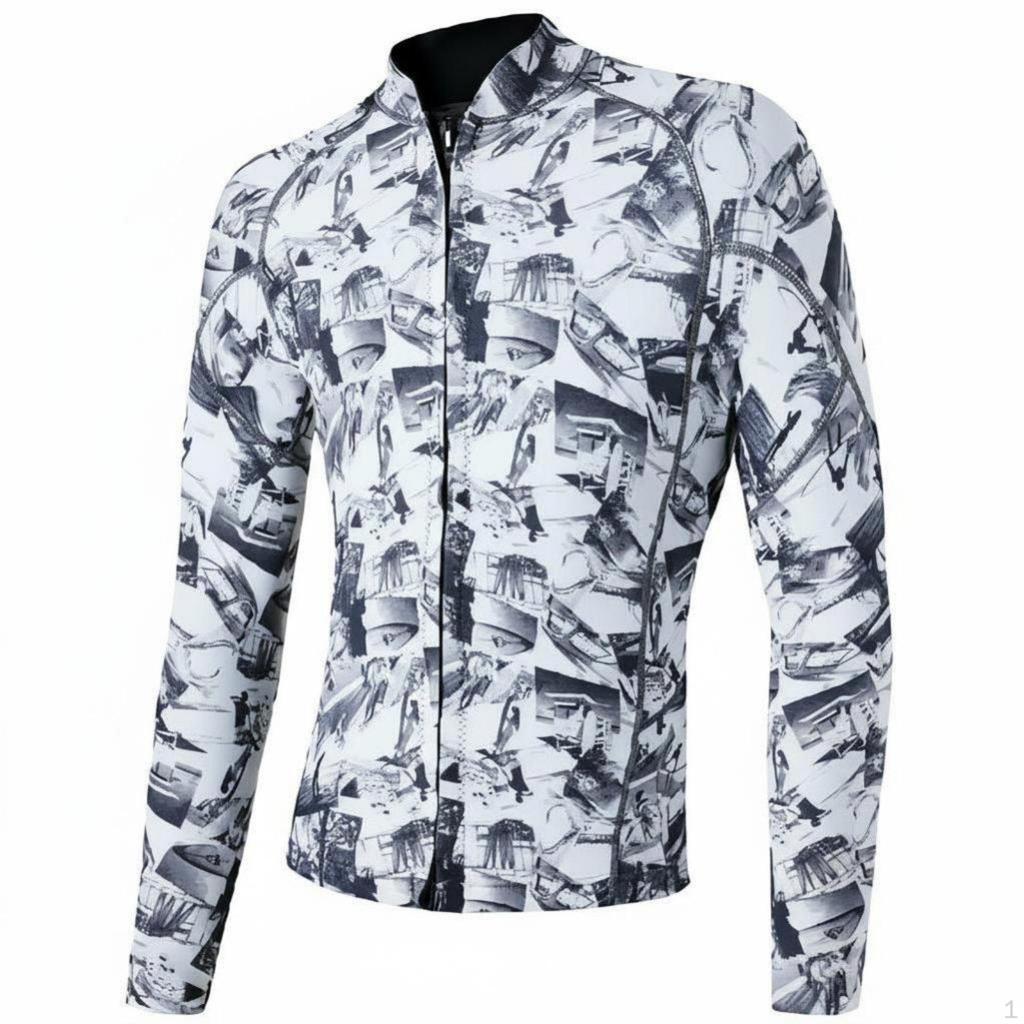 Combinaison Épaisse 2,5 mm, Veste Vague, Ensemble Manches Longues Séparé, Hommes & Femmes, Thermique, Anti-Froid, Snorkeling,