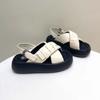 Summer new platform cross-toed Roman sandals