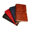 A6 Retro Travel Faux Leather Planner Notebook - Nostalgic Custom Multifunctional Design for Business