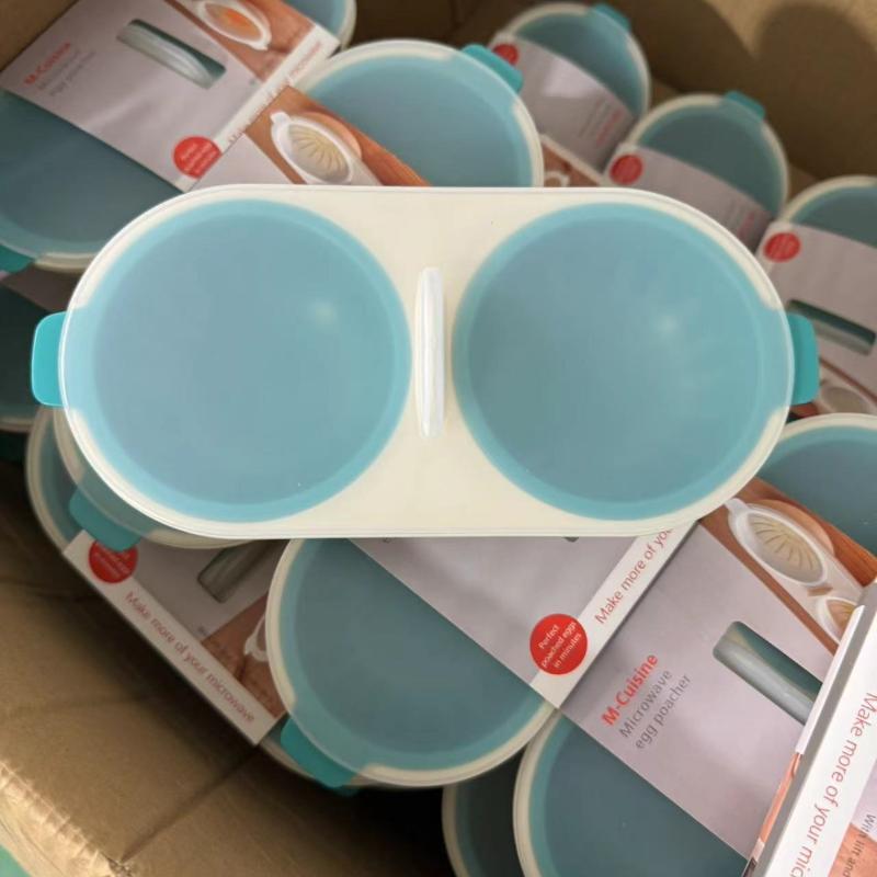 Microwave Egg Poacher Cooker Non Stick Egg Steamer Mold Fast Breakfast Making Tool For Home Kitchen Daily Cooking Use