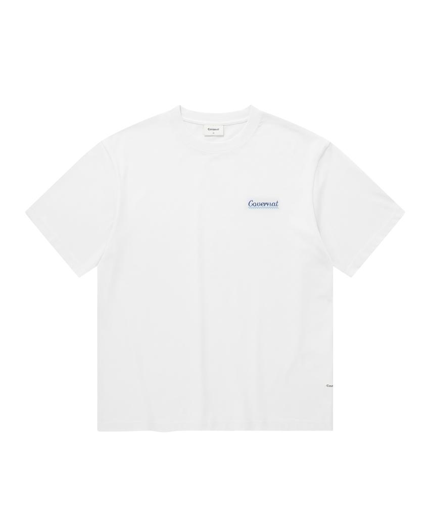 COVERNAT Cool Cotton Surfer Duck Graphic T-Shirt White