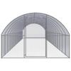 Vidaxl Gabbia Esterna Per Polli, 3X16X2 M, Acciaio Zincato
