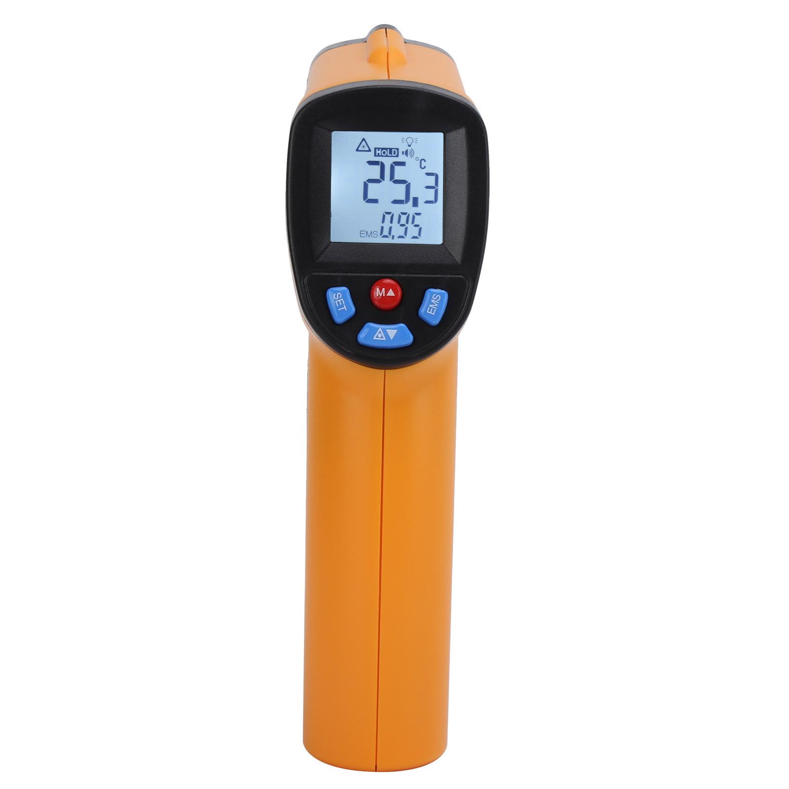 

GM550 Термометр ЖК-дисплей Промышленный цифровой термометр с инфракрасным наведением Высокая точность и большой