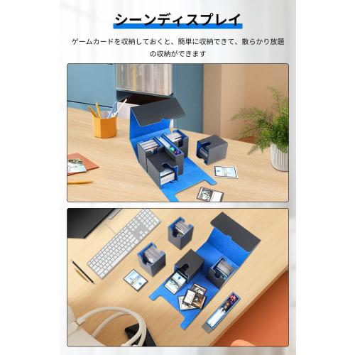 HG CHASING TRIBE Deck Case, Trading Card Case, 2024 New Upgraded 5-in-1 Separated Structure, PU Leather, Holds 880+ Cards, Large Capacity, Sleeve Comp