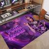Custom Rug Billie Eilish Pattern Print Name Text Soft Non‑Slip Floor Carpet for Home Indoor Decoration