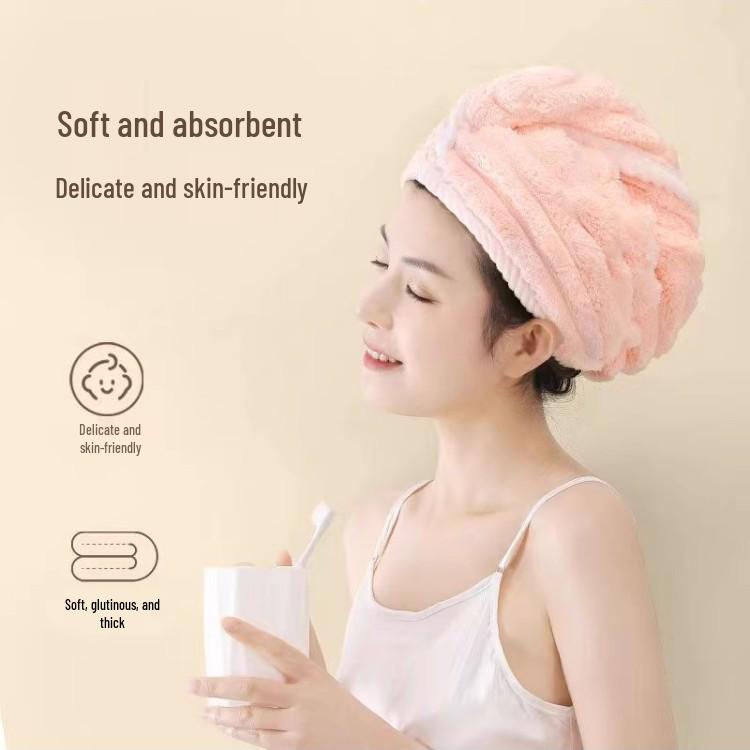 

Exclusive Offer: Candy Stripe Quick-Dry Hair Towel for Women – Extra Thick & Super Absorbent Regular