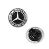 Wzcbs10 New 2025 57mm Car Hood Emblem Badge Bonnet Emblem Stickers For Mercedes Benz Brabus AMG W124 W140 W163 W202 W203 W204 W210 W211