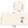 Kawaii Cartoon Animals Mouse Pad Girly Large Computer Office Table Mats XXL Rubber Antislip Gaming Keyboard Mat Long Desk Pads