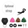 Ethnic Style Widened Wooden Guitar Shoulder Straps - Electric Guitar Polyester Printed Straps