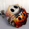 1 Auto Open Pumpkin King, Jack Skellington Themed Colorful 8-rib Portable Umbrella for Men and Women, A Compact Commuting Companion Suitable