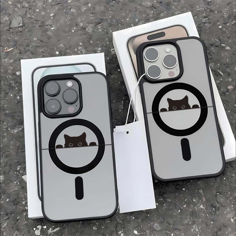 Magnetic Phone Case for iPhone  11 12 17 14 15 Pro Max 15 14 16 Pro 13 14 15 16 Shockproof Case Mag-Safe Magnetic Ring Back Cover