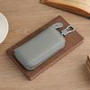 Genuine Leather Car Key Case With Card Holder For Daily Use