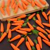 10/25/50Pcs Easter Decoration Simulation Carrot Artificial Mini Foam Vegetable Carrots Easter Ornament Home Decoration Kids Gift
