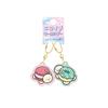 Crux Keychain Clear Two-in-One Keychain Delicious Turtle 136901