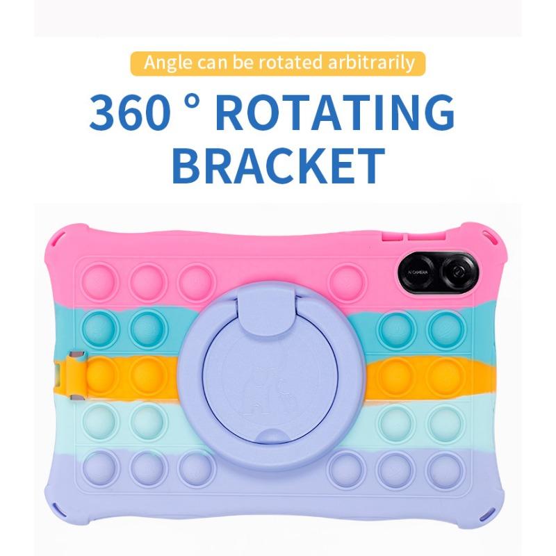 Pro Huawei honor Pad 8 Pouzdro HEY-W09 12" 2022 Měkké Bublinkové Silikonové Dětské Stojánkové Pouzdro Pro Honor Pad 8 12 palců Pouzdro Ramenní Popruh