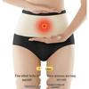 Plus Size Red High Waist Velvet-Lined Cotton Shaping Underwear for Women - Warm Tummy Control for Fall and Winter