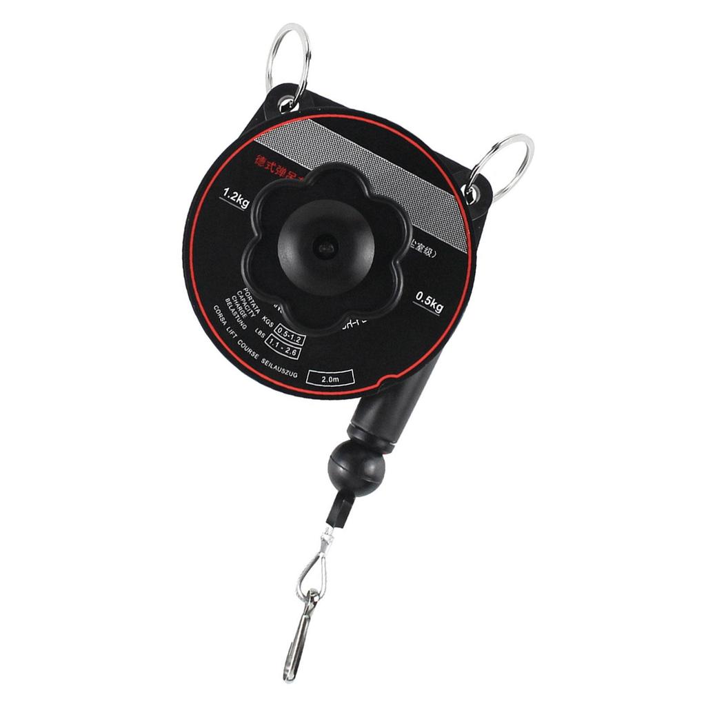 Durable Spring Balancer Retractable Hanging Holding Tool with Positioning Clamp for Industrial Work