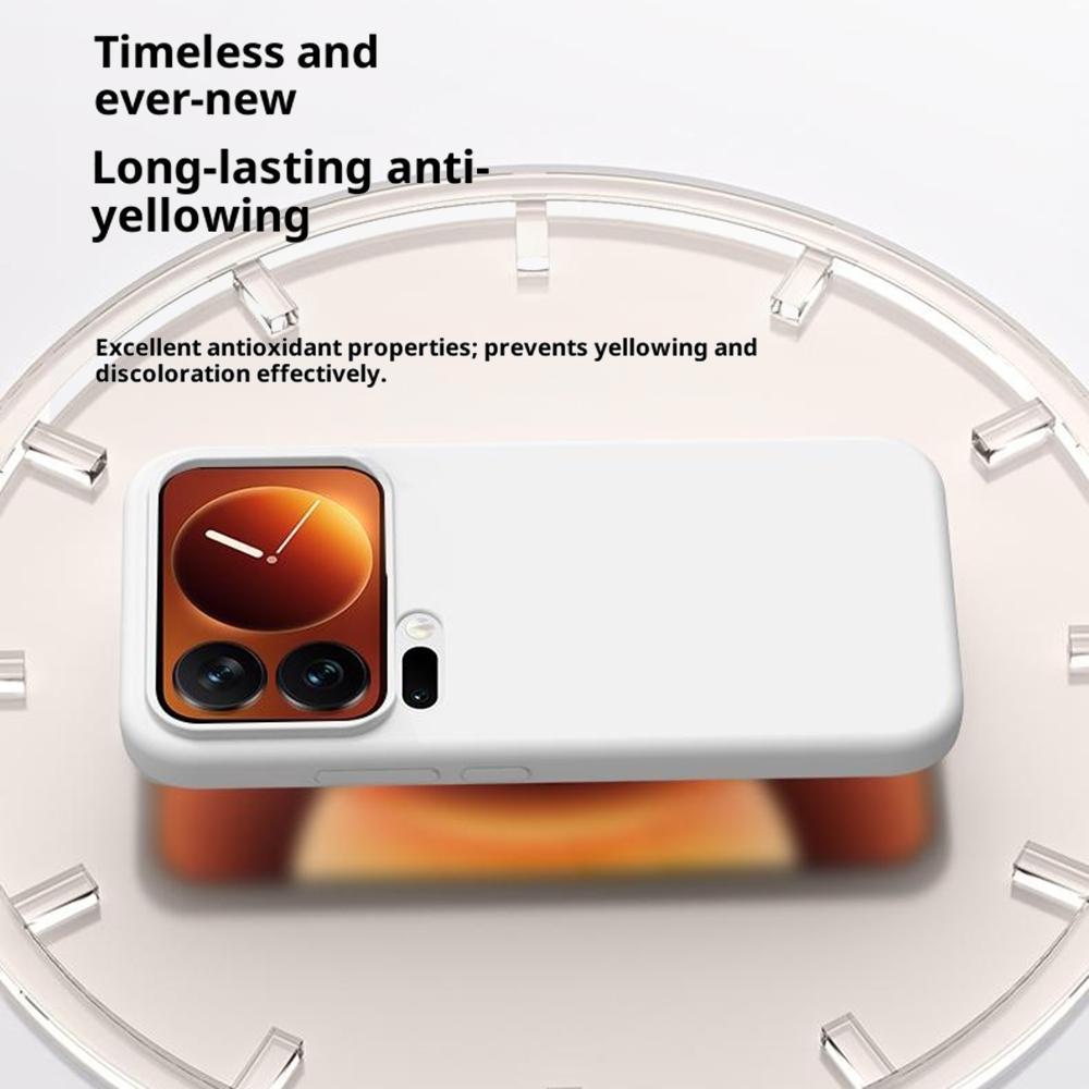 For Xiaomi 17 Pro Case Skin-Friendly Liquid Silicone + PC Phone Cover