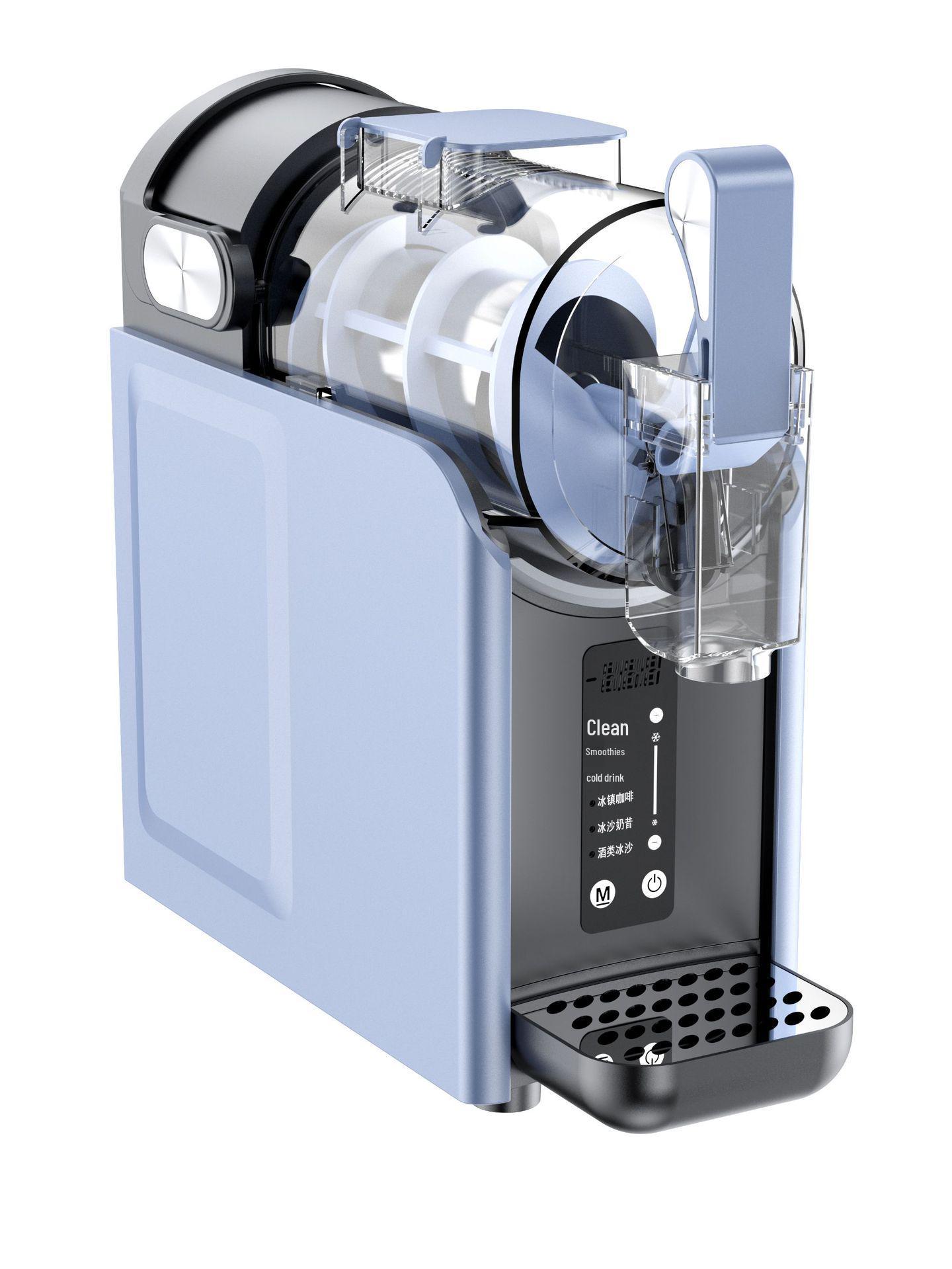 KuaJing Snow Melting & Slush Machine: Compact, Fully Automatic Ice Cream & Smoothie Maker