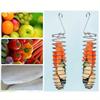 1PC Parrot Feeder Rudina Chicken Vegetable Rack Bird Trough Fruit Fork Feeder Pet Food Rack