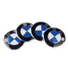 KSMH6 4Pcs Car Styling BMW Emblem Tire Wheel Center Sticker Hub Cap Badge Decals For BMW M Power 1 3 4 5 6 7 M3 M5 M6 E46 E39 E60 E90