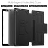 For iPad 10.2 (2021)/10.2 (2019)/10.2 (2020) Case Shockproof Card Holder Flip Tablet Cover with Pen Slot