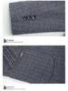 Men's Fleece-Lined Chenille Jacket for Autumn/Winter