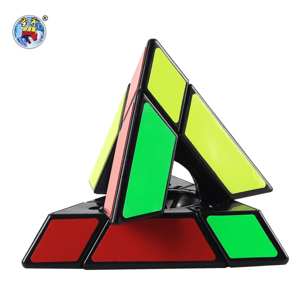 SENGSO Magic Tower 2x2 3x3 Pyraminx Special Cube&Keychain cube&Mirror Sticker/Stickerless Speed Cube Triangle Cube Brain Teasers