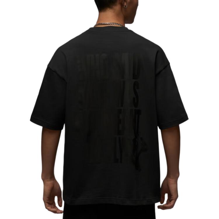 New Jordan OVERSIZED T Shirt Men's Gray Black IH0833-045