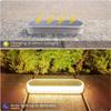 Best Selling Unique Solar LED Landscape Ground Lamp Waterproof IP68 Outdoor Fence Patio Dock Step Light Wireless Deck